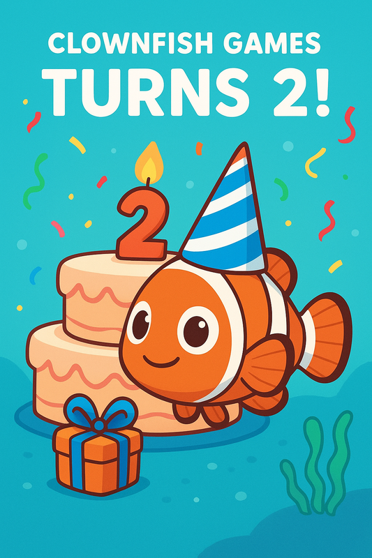 Clownfish Celebrates turning 2 years old!