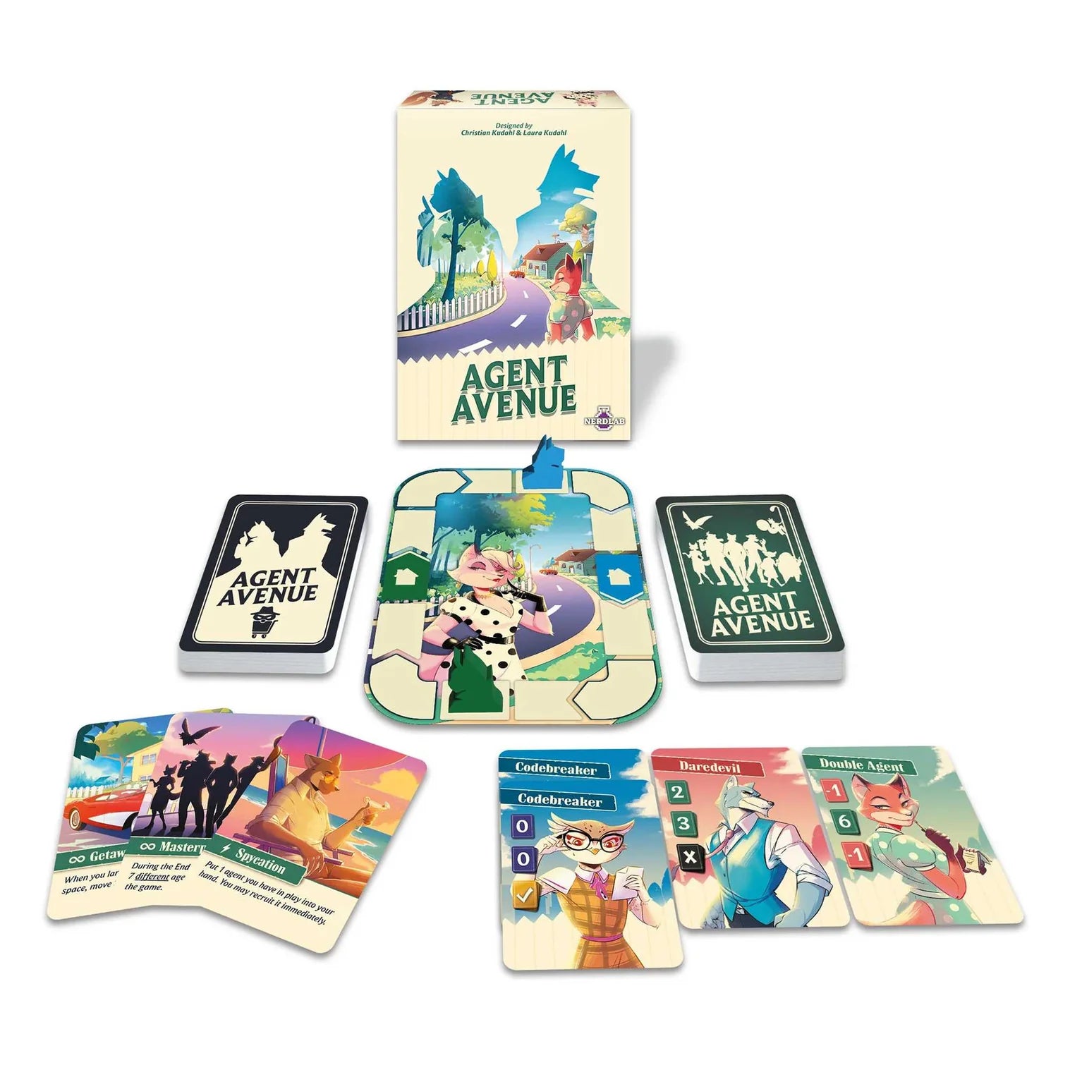 Agent Avenue Board Game - Clownfish Games