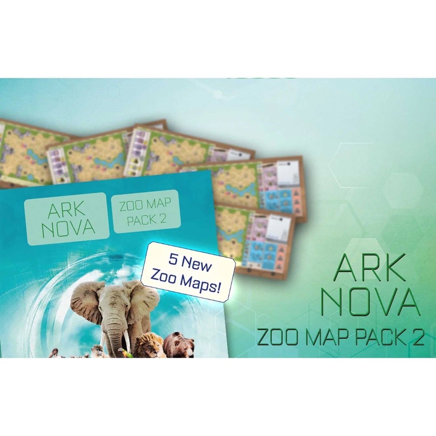 Ark Nova Board Game: Map Pack 2 Expansion - Clownfish Games
