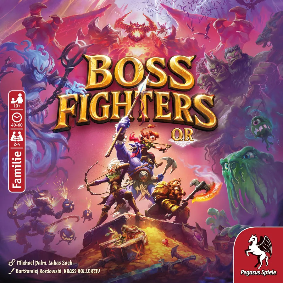 Boss Fighters QR Board Game - Clownfish Games