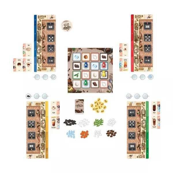 Coffee Rush Board Game - Clownfish Games