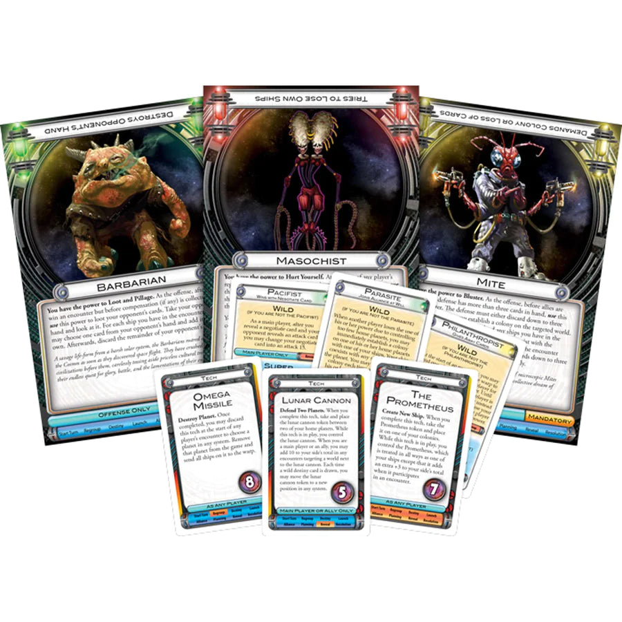 Cosmic Encounter Board Game Contents