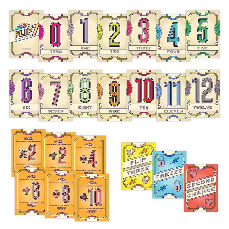 Flip 7 Card Game - Clownfish Games