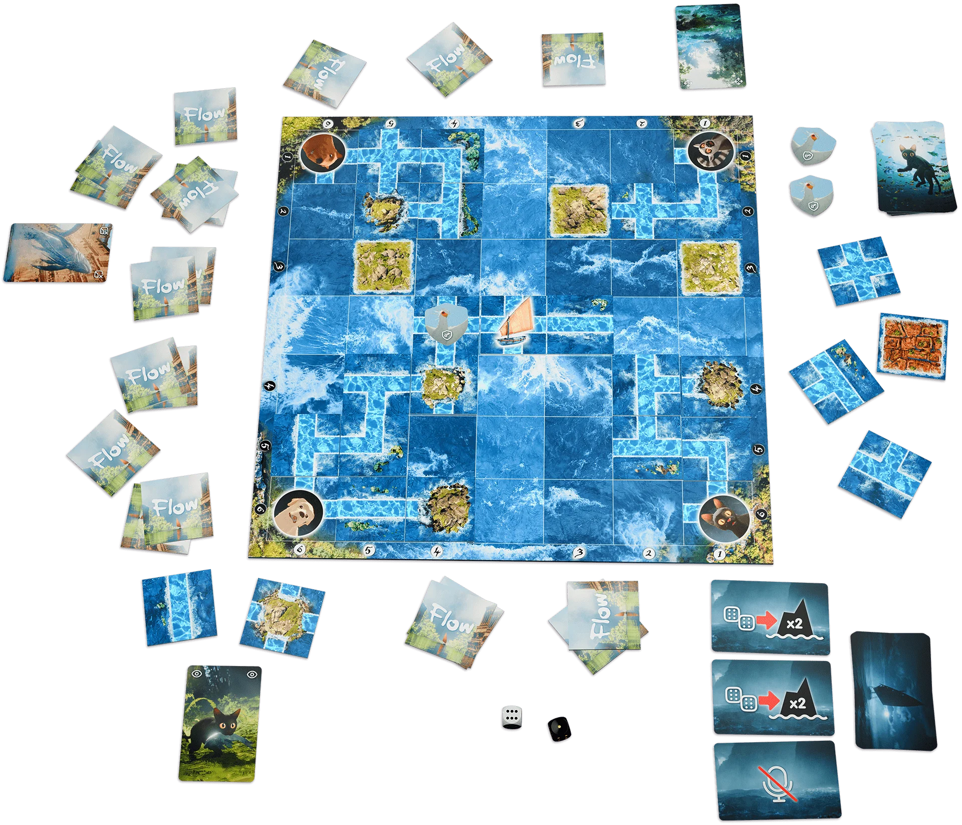 Flow Board Game  - Clownfish Games