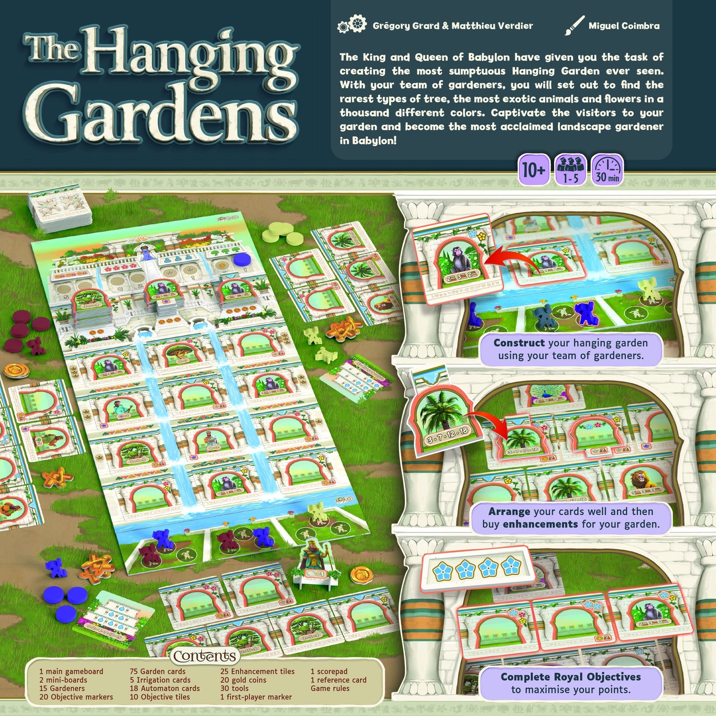 The Hanging Gardens Board Game - Clownfish Games