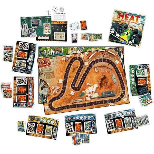 Heat: Pedal to the Metal Board Game - Clownfish Games