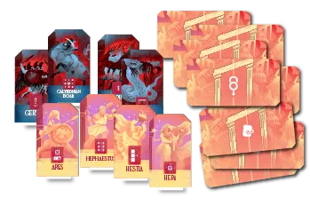 Set of colorful product packages with branding on a white background