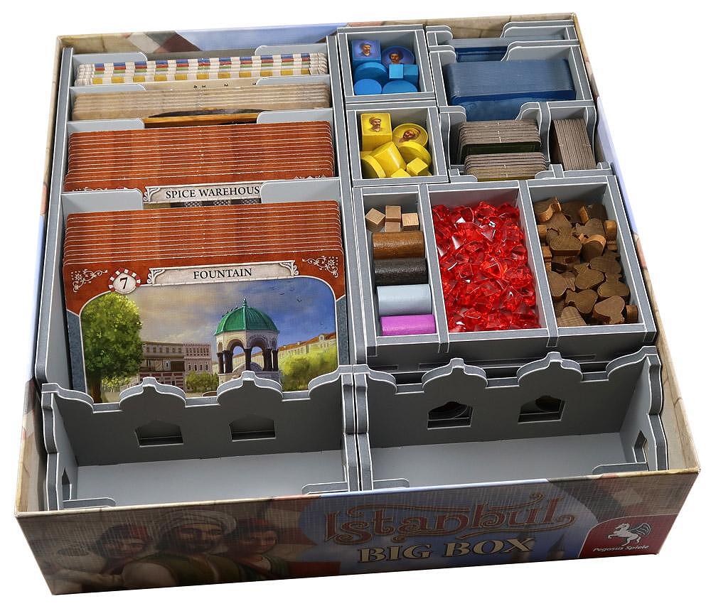 Istanbul And Istanbul Big Box Folded Space Insert (V2) - Clownfish Games
