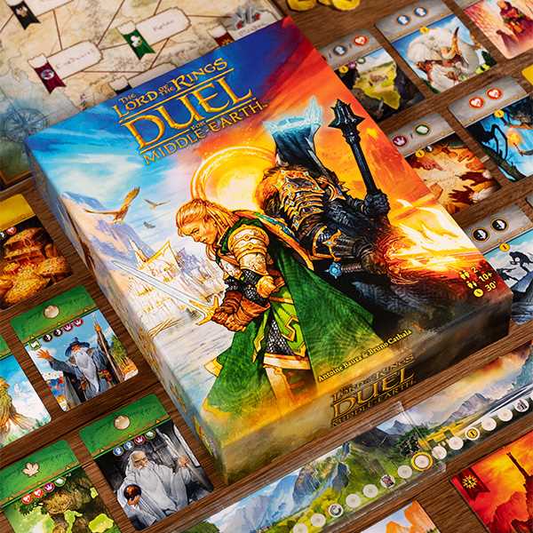 The Lord of the Rings: Duel for Middle-earth Board Game - Clownfish Games