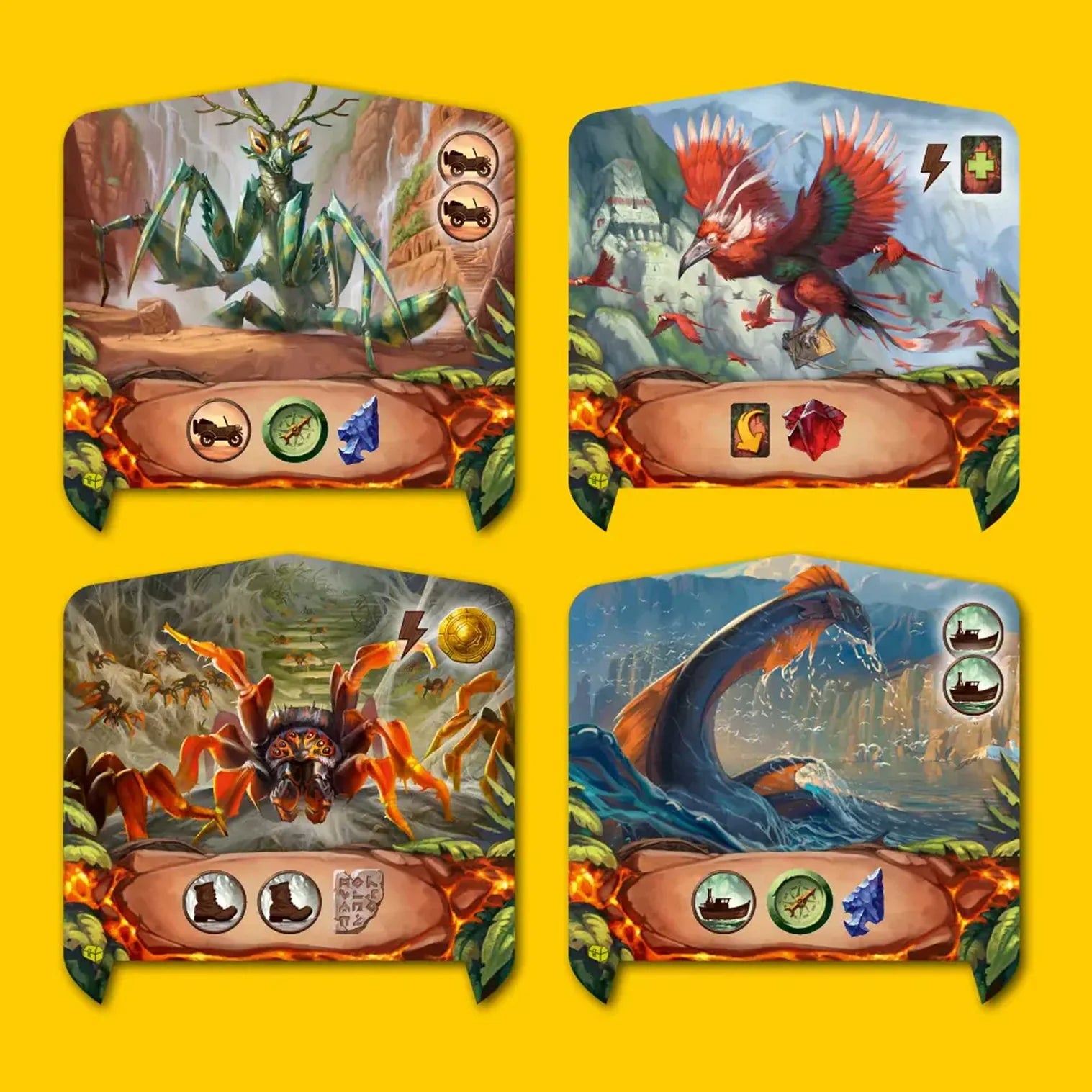 Lost Ruins of Arnak Adventure Chest Tiles - Clownfish Games