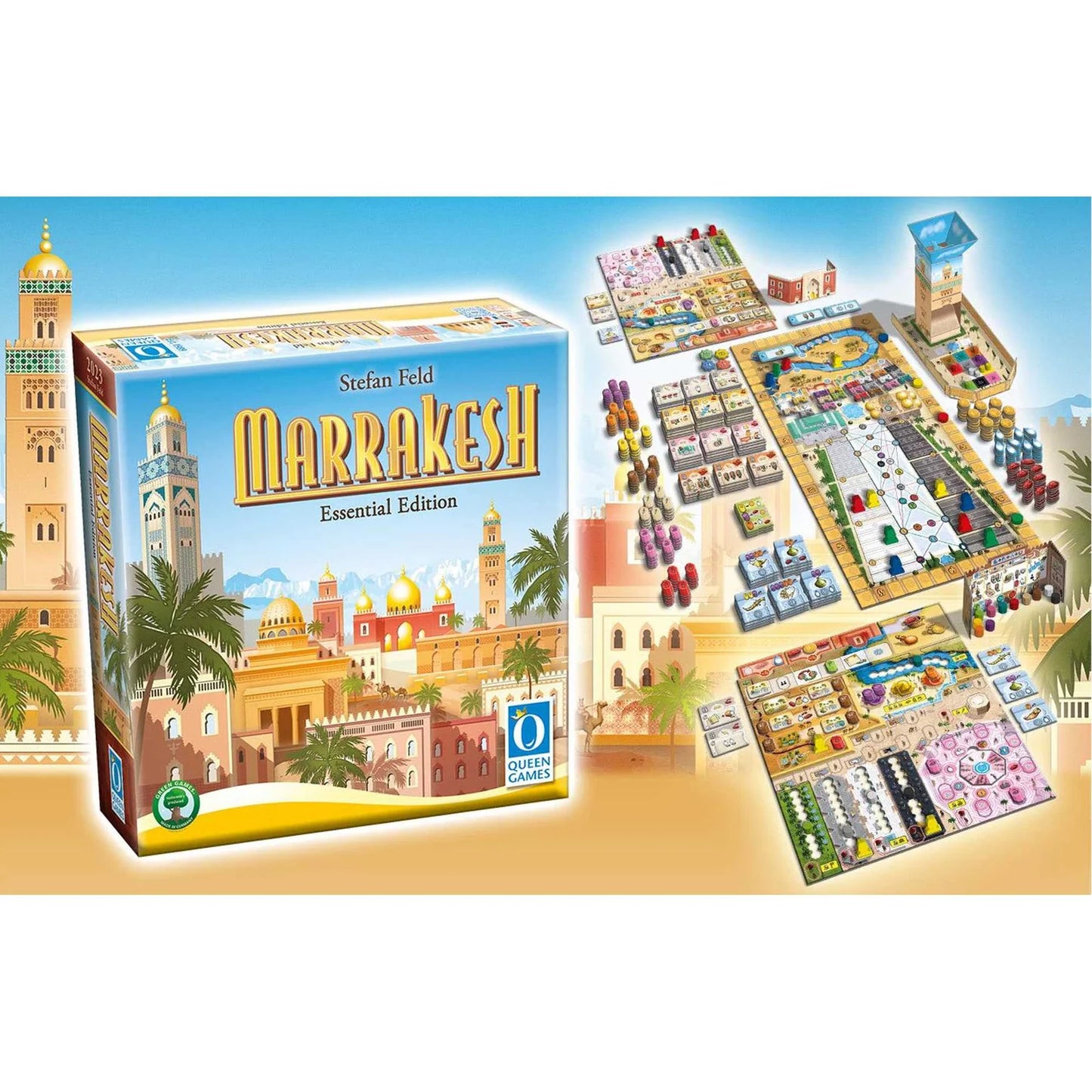 Marrakesh Essential Edition Board Game - Clownfish Games