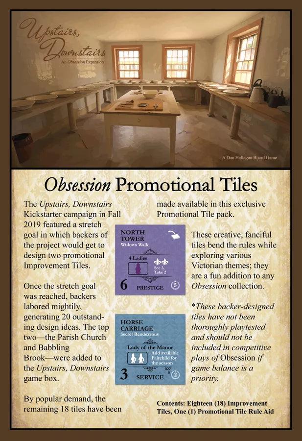 Obsession Board Game: 2nd Edition Promo Tiles - Clownfish Games