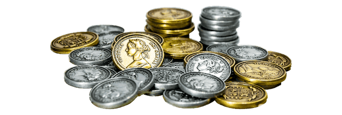 Obsession Board Game: Metal Coins - Clownfish Games