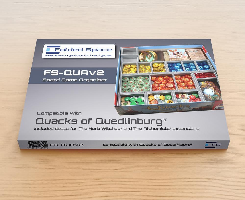 Quacks of Quedlinburg Folded Space Insert - Clownfish Games