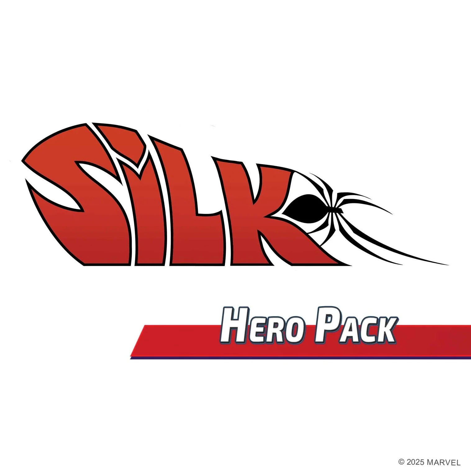 Logo of Silk Hero Pack with a spider design on a white background