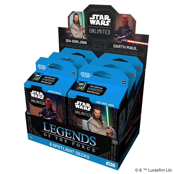 Star Wars Unlimited Legends of the Force Starter Qui Gon Jinn