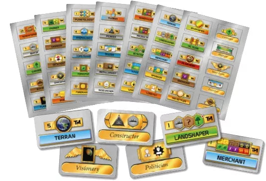 Terraforming Mars: Milestones and Awards - Clownfish Games