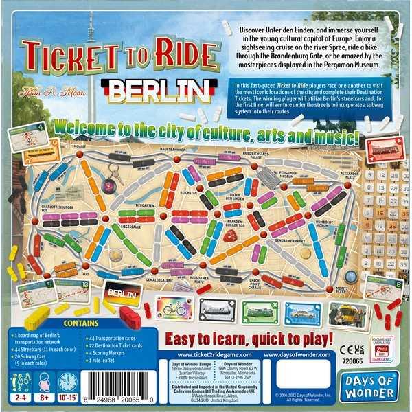 Ticket To Ride: Berlin Board Game - Clownfish Games