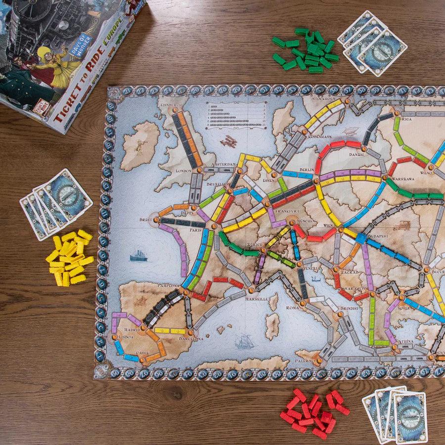 Ticket to Ride: Europe Board Game - Clownfish Games