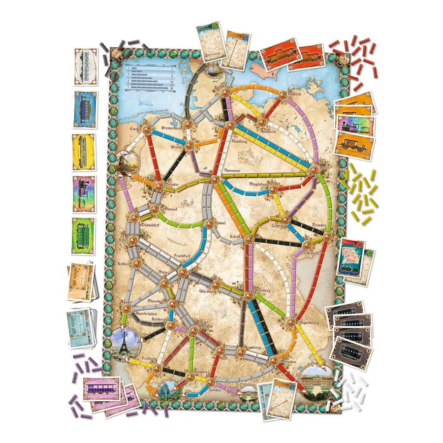 Ticket to Ride Board Game: Germany - Clownfish Games