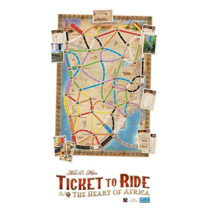 Ticket To Ride Map Collection: Volume 3 - The Heart of Africa - Clownfish Games