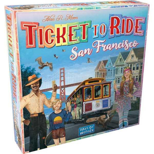 Ticket To Ride: San Francisco Board Game - Clownfish Games