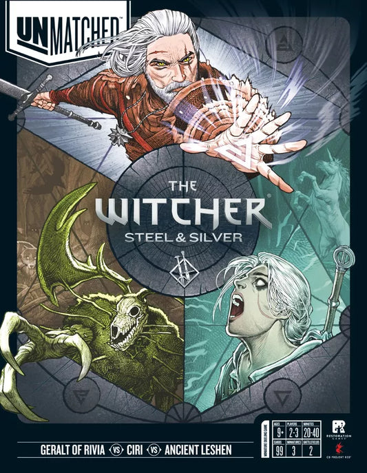 Unmatched: The Witcher Steel & Silver - Clownfish Games