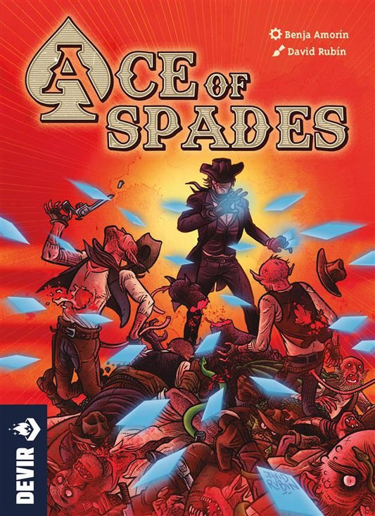 Cover of 'Ace of Spades' with characters and a prominent Ace of Spades logo.