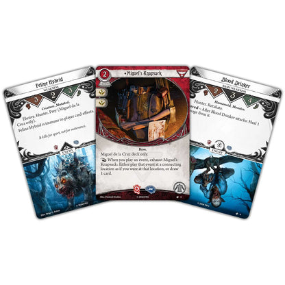 Three game cards displayed on a white background