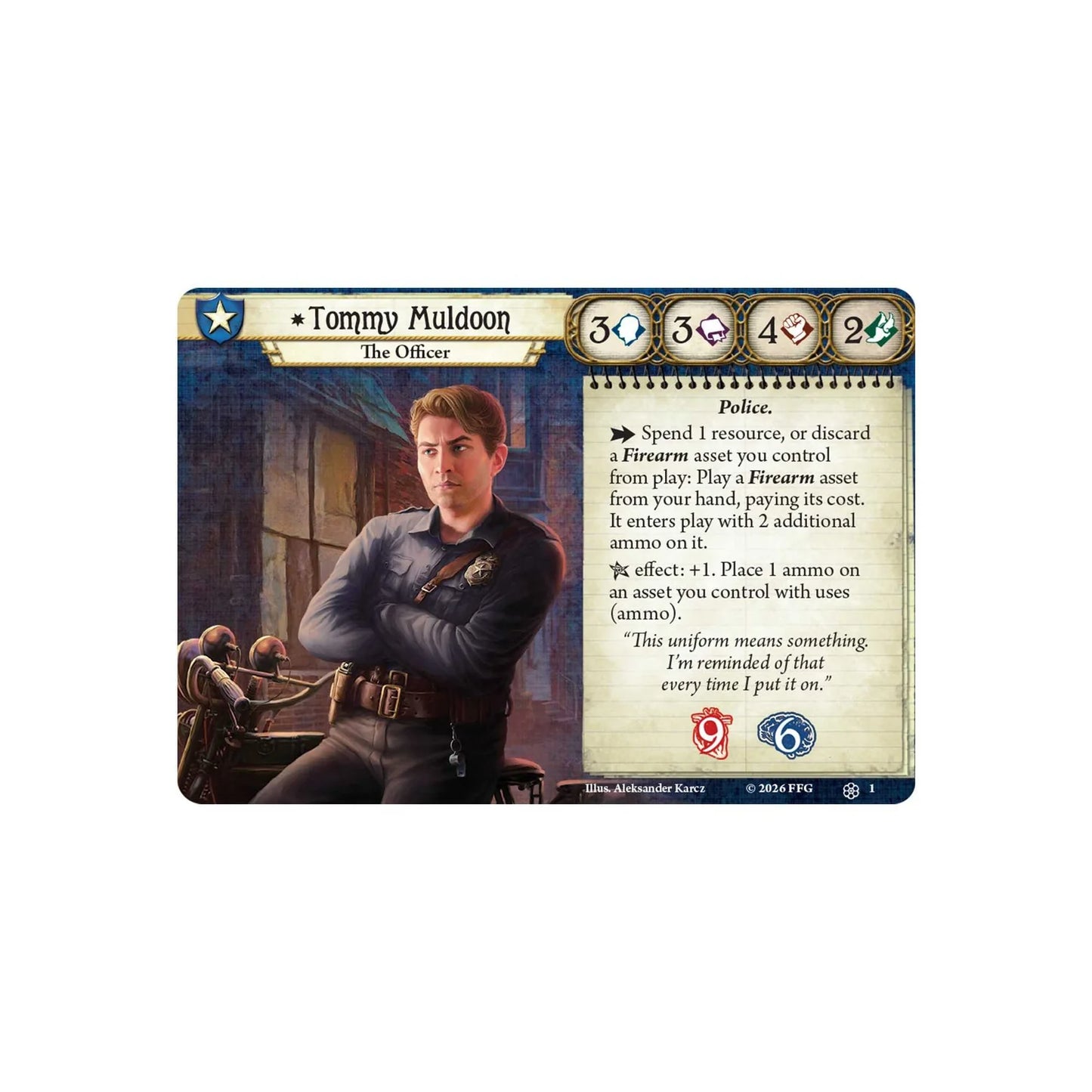 Arkham Horror Tommy Muldoon - Clownfish Games