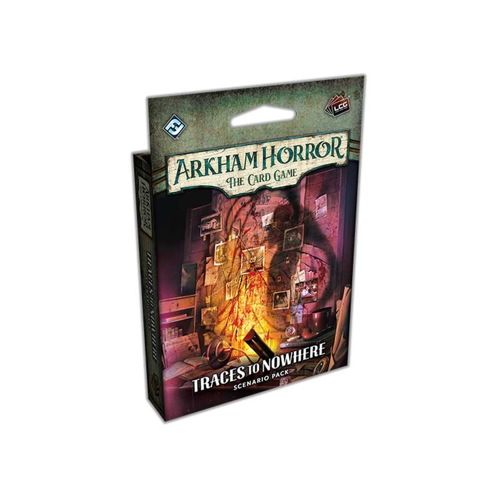 Arkham Horror The Card Game scenario pack box on a white background