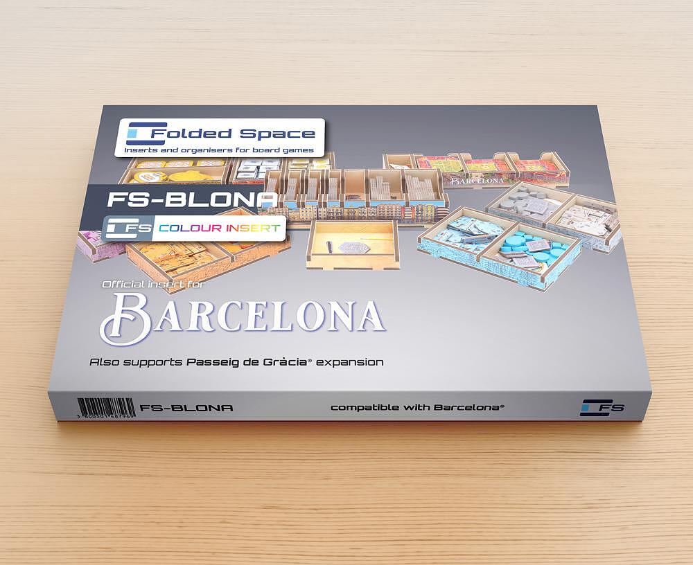 Barcelona Folded Space Insert - Clownfish Games