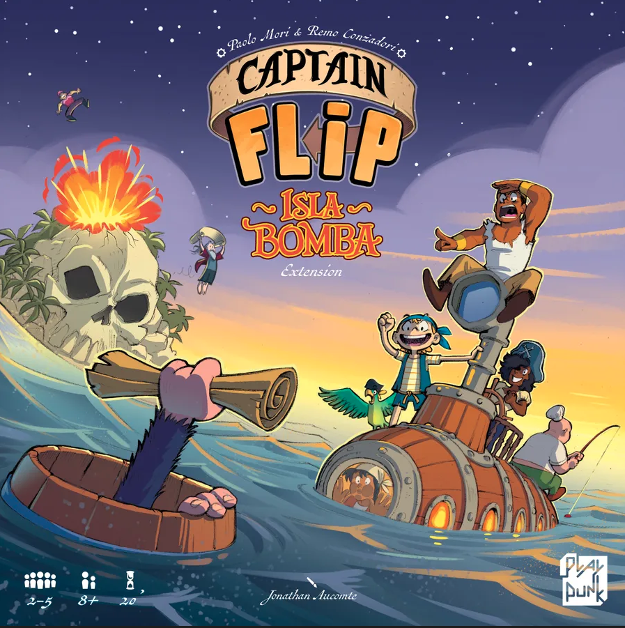 Captain Flip Board Game: Isla Bomba Expansion