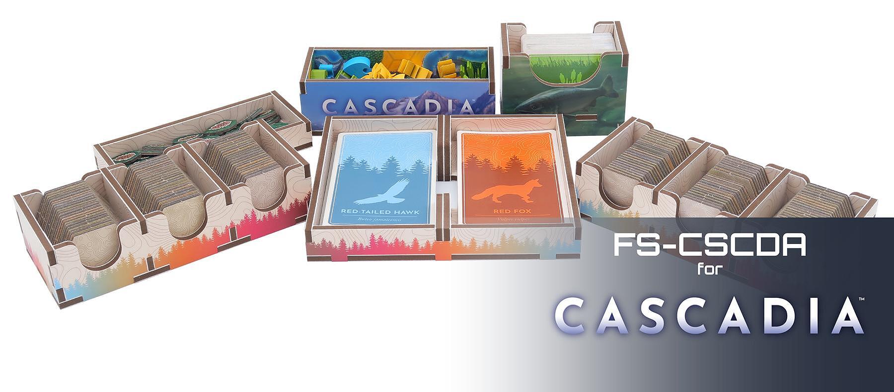 Cascadia Folded Space Insert - Clownfish Games