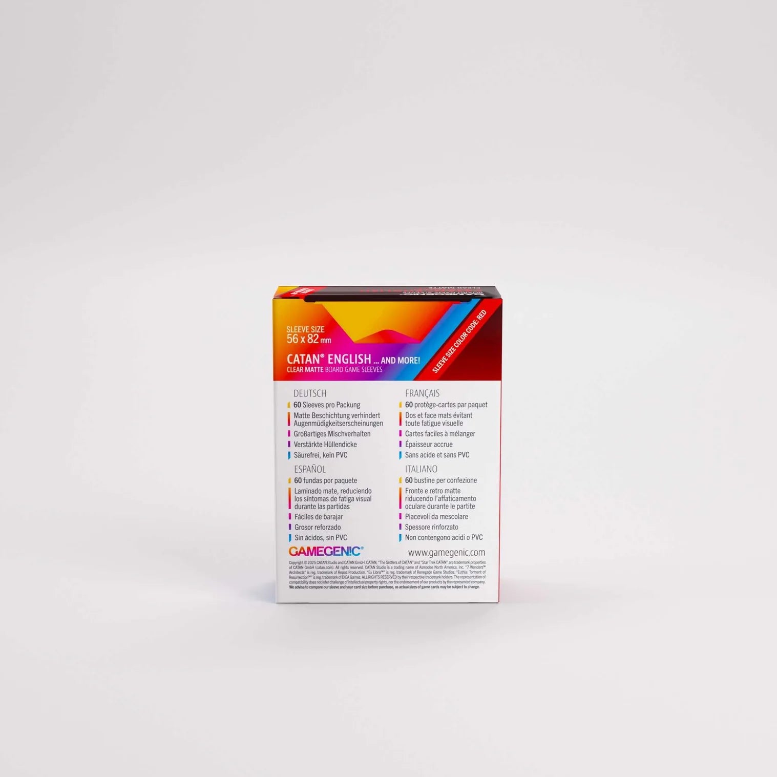Board game box with colorful design on a white background
