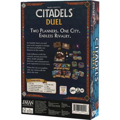 Citadels Duel Board Game