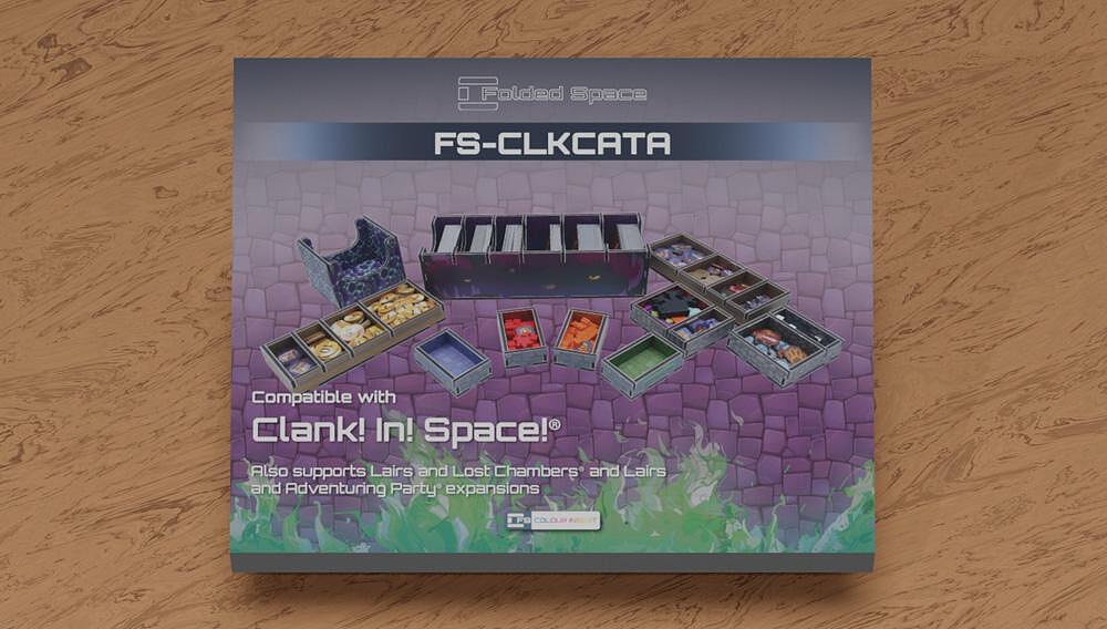 Clank! Catacombs Folded Space Insert - Clownfish Games