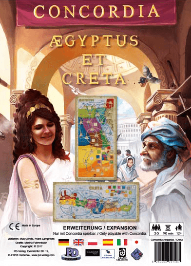 Concordia: Aegyptus And Creta Map Expansion - Clownfish Games