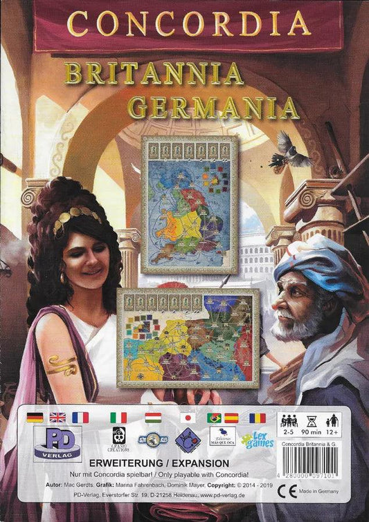 Concordia: Britannia And Germania Map Expansion - Clownfish Games
