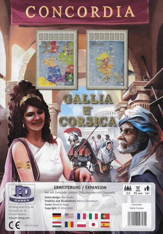Concordia: Gallia And Corsica Map Expansion - Clownfish Games