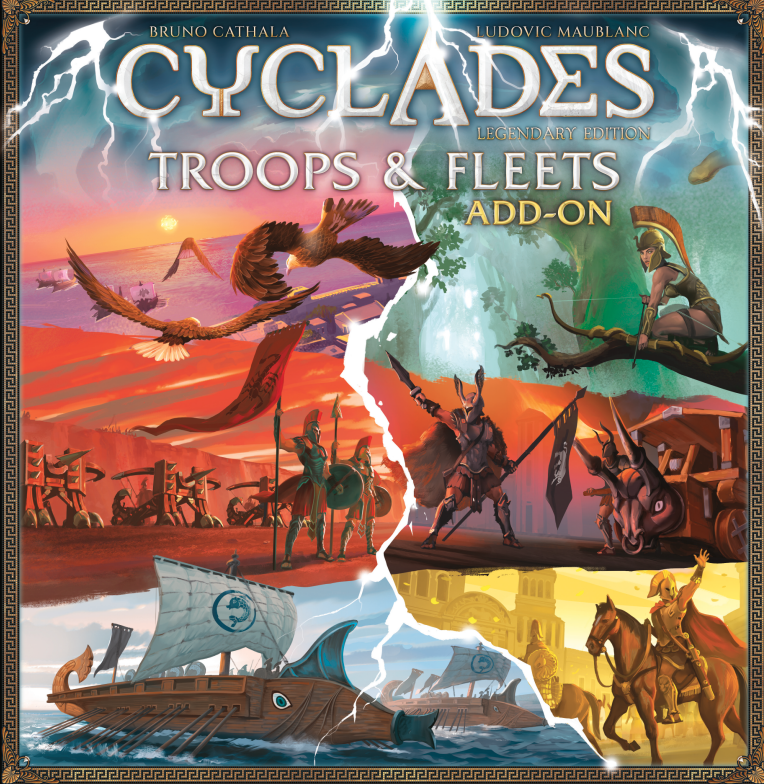 Cyclades Board Game: Troops & Fleets