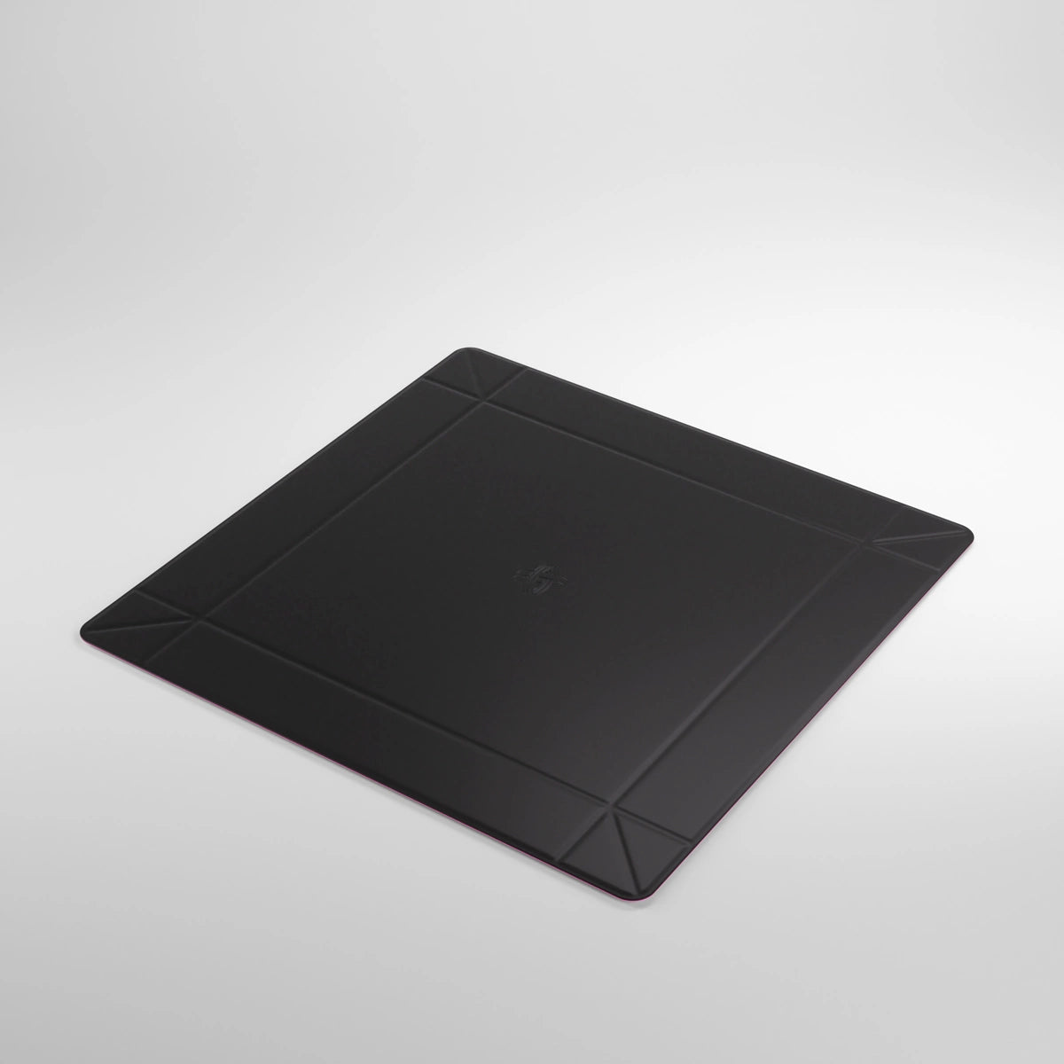 Black mat on a light gray background
