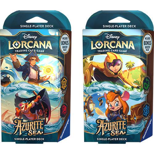 Disney Lorcana Set 6 Azurite Sea Amber Ruby Starter Deck - Clownfish Games