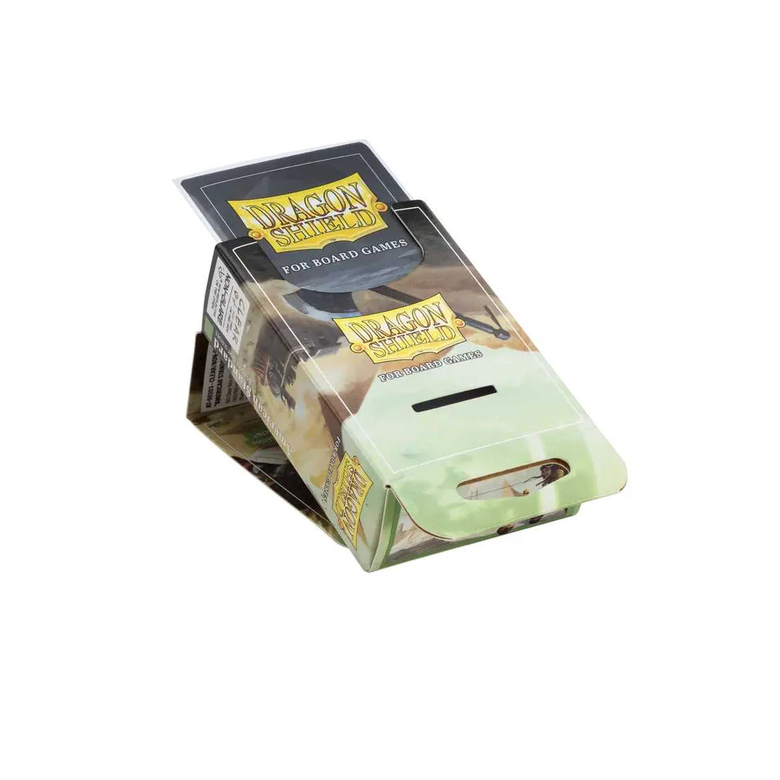 Dragon Shield packaging for board games on a white background