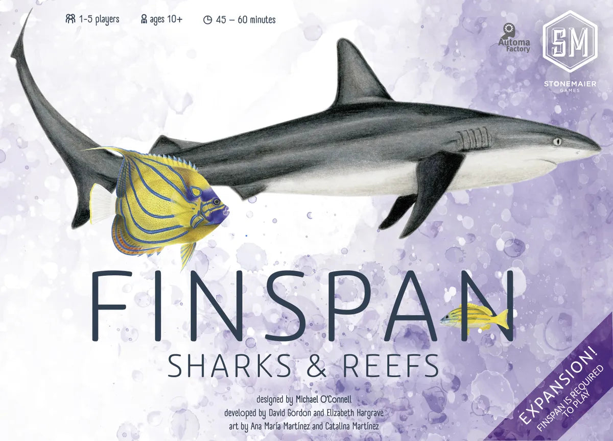 Finspan Sharks and Reefs Expansion - Clownfish Games