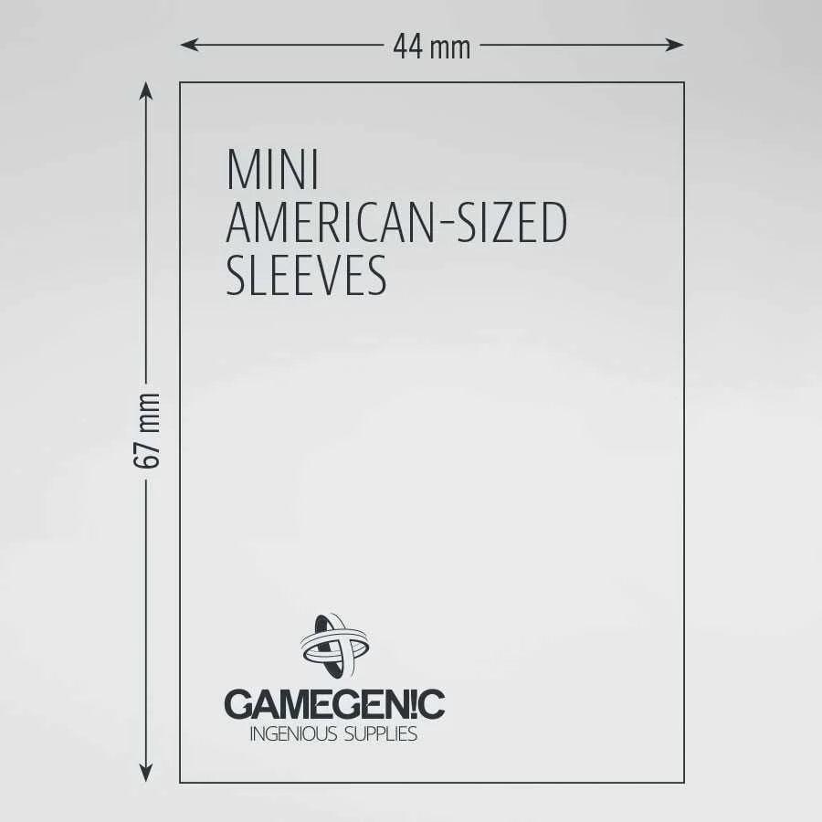 PRIME Mini American- Sized Sleeves: 44 x 67 mm (50) - Clownfish Games