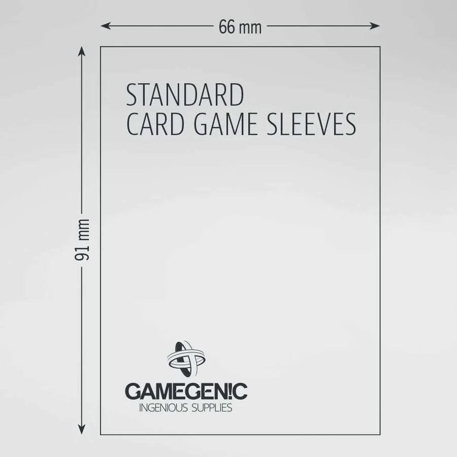 PRIME Standard Sleeves 66 x 91 mm (Value Pack of 200 Sleeves) - Clownfish Games