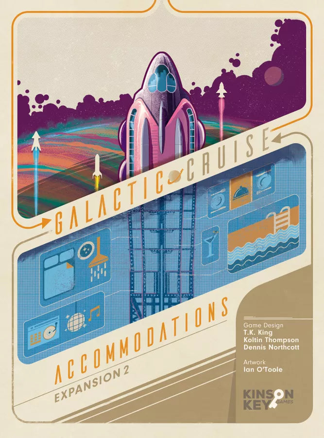 Galactic Cruise Accomodations Board Game Expansion - Clownfish Games