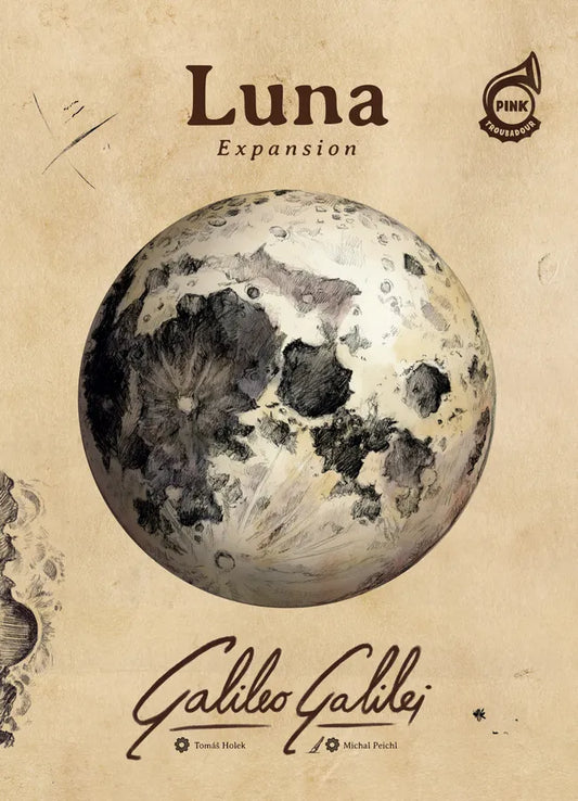 Luna expansion box with moon illustration and 'Pink Pigment' branding