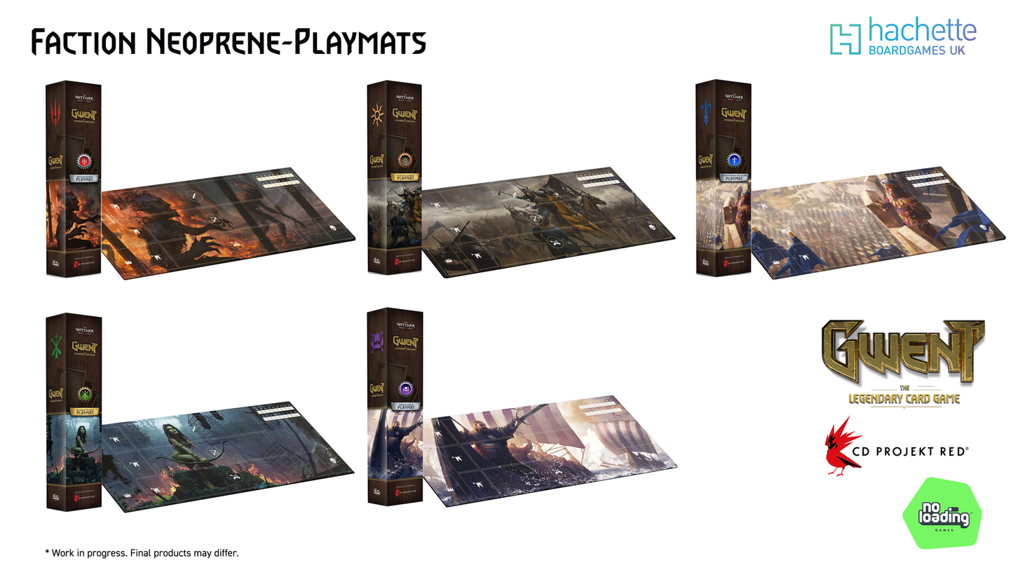 Gwent Neoprene Playmats Bundle of 5 - Clownfish Games